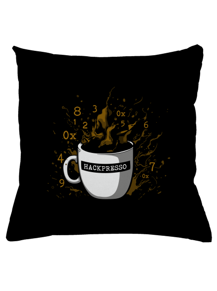 Hackpresso  vankúš Black