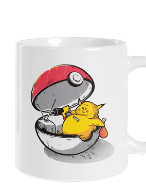 Koniec pokémona klasický hrnček White