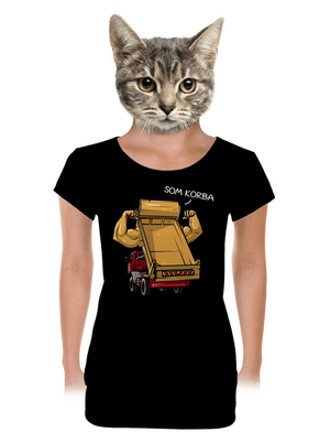 dámske tričko s lemom