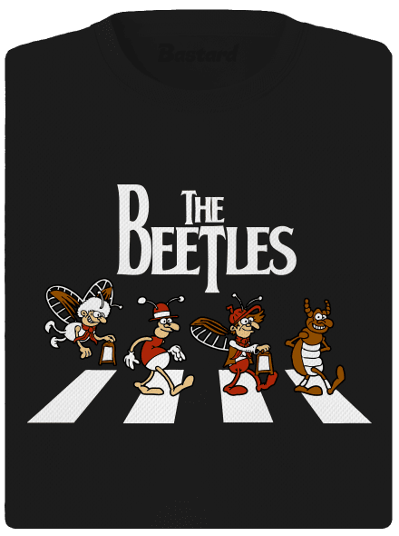 Beatles dámske športové tričko Black