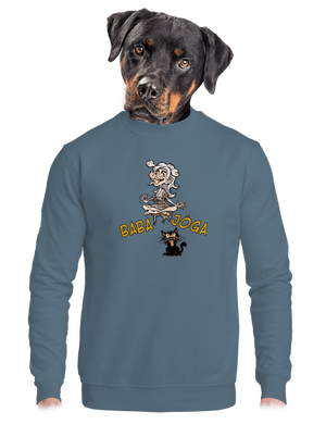 unisex mikina bez kapucne