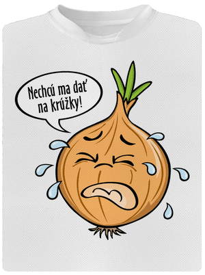 Cibuľa na krúžky detské športové tričko White