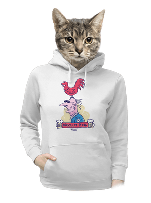 dámska mikina klokanka