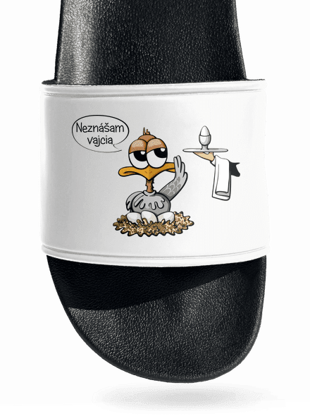 Neznášam vajcia šľapky White