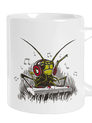 DJ Cvrček veľký hrnček White