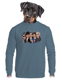 unisex mikina bez kapucne