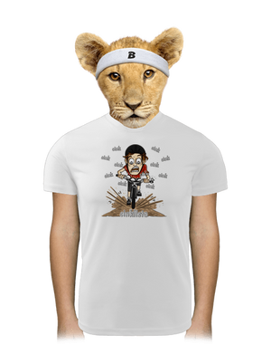 Cinklista detské športové tričko White