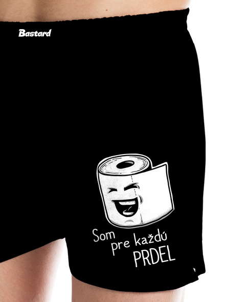 Prdel pánske trenky Black