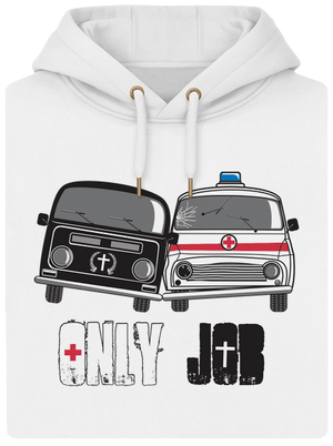 Konkurencia unisex mikina premium Snowwhite