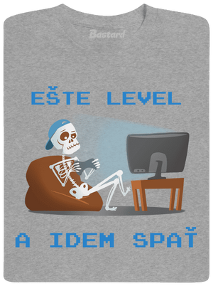 Ešte level pánske tričko Sport Grey