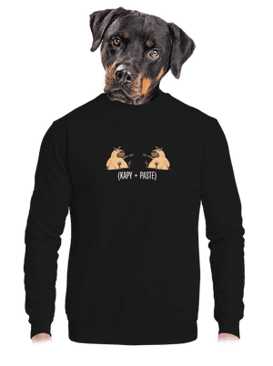 unisex mikina bez kapucne
