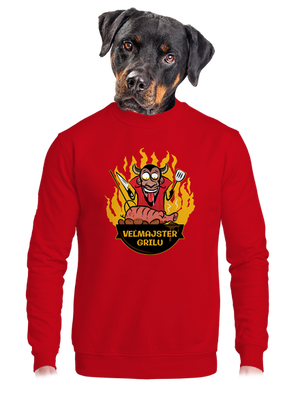 unisex mikina bez kapucne