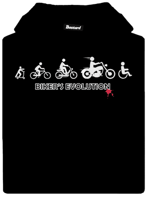 Biker’s Evolution dámska mikina klokanka Black