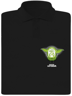 Mistr DiYoda pánska polokošeľa Black