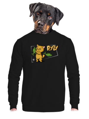 unisex mikina bez kapucne