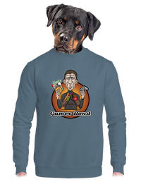 unisex mikina bez kapucne