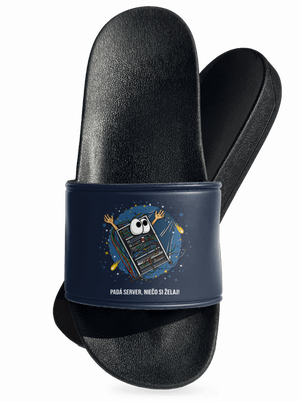 Padá server šľapky Navy