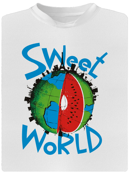 Sweet World detské športové tričko White