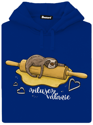 Milujem váľanie dámska mikina klokanka Royal Blue Mal