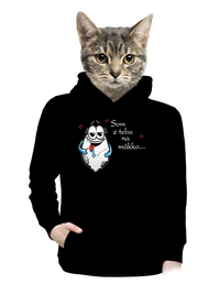 dámska mikina klokanka