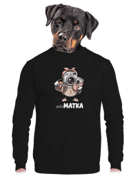 unisex mikina bez kapucne