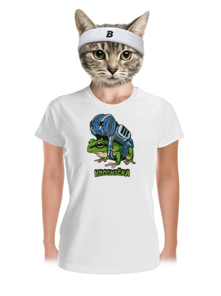 Krosnička dámske športové tričko White