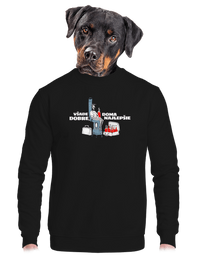 unisex mikina bez kapucne