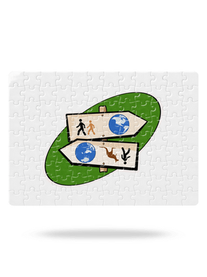 Diaľkový pochod puzzle White