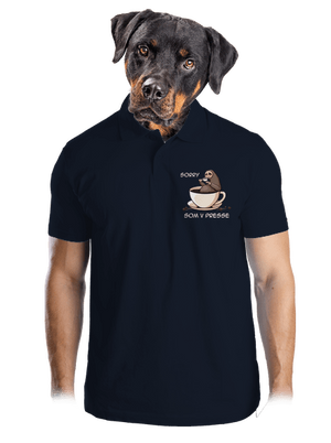 V presse pánska polokošeľa Navy Mal