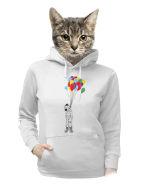 dámska mikina klokanka