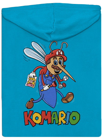 Komario dámska mikina na zips Blue Atol