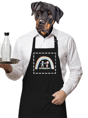 Detské kresby - Nahraj vlastnú zástera Black