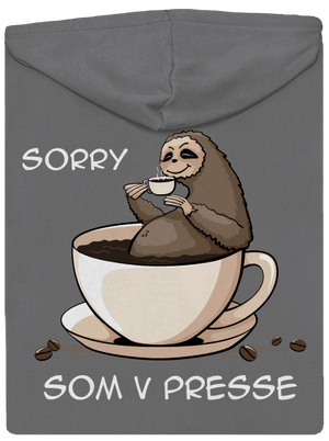 V presse dámska mikina na zips Steel Gray