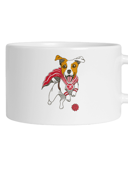 Jack Russell hrnček makronka White