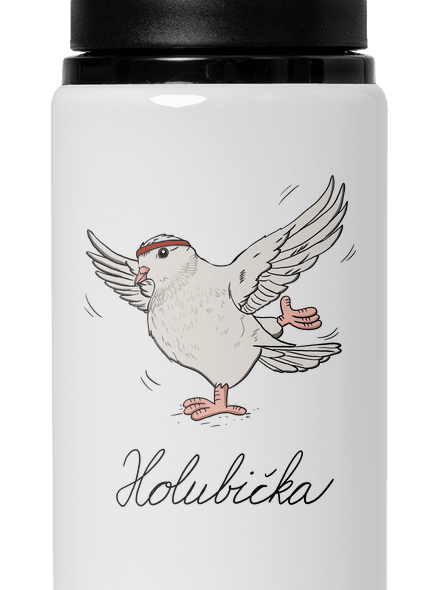 Holubička flaša na vodu White