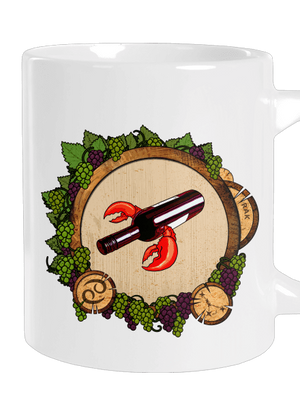 Vínny horoskop: Rak veľký hrnček White