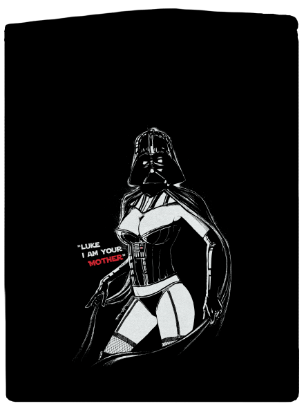 Mrs. Vader dámska mikina na zips Black