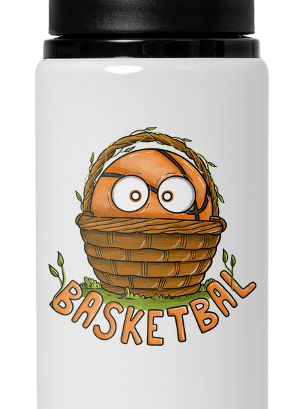 Basketbal flaša na vodu White