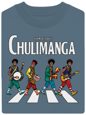 Chulimanga unisex mikina bez kapucne Nordic Blue