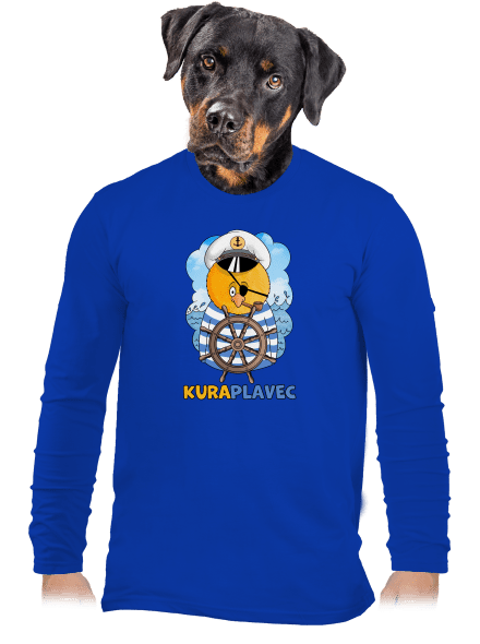 Kuraplavec pánske dlhý rukáv Royal Blue