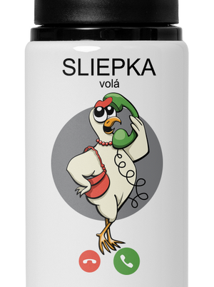 Sliepka volá flaša na vodu White