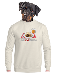 unisex mikina bez kapucne