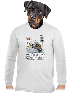 Valím na chalupu pánske dlhý rukáv White