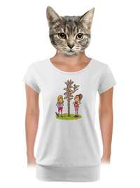 dámske tričko s lemom