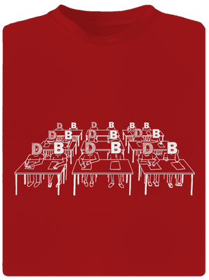 Cimrman: Debil, blbeček pánske športové tričko Red Mal