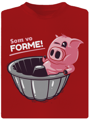 Vo forme pánske športové tričko Red Mal