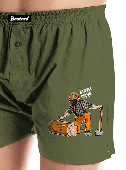 Drevorubač pánske trenky Khaki