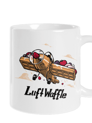 Luftwaffle klasický hrnček White