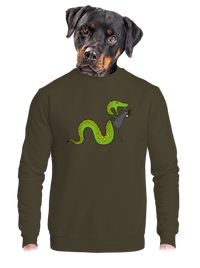 unisex mikina bez kapucne