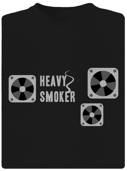 Heavy smoker detské športové tričko Black